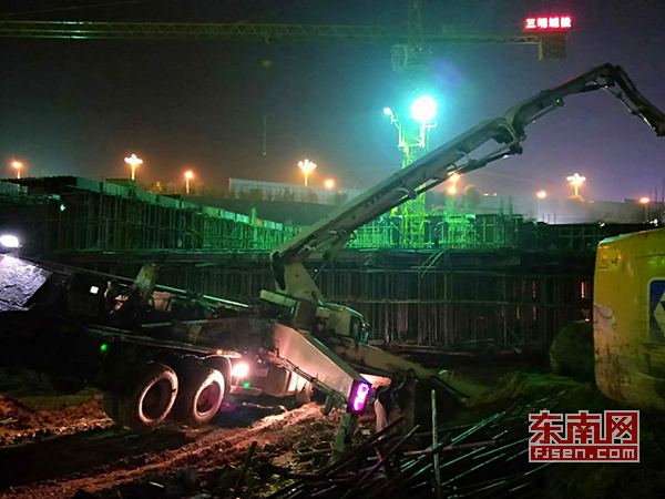 三明市东新六路三明城投建筑工地发生一起事故