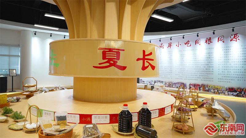 展示馆内陈列的两岸农特产品.jpg